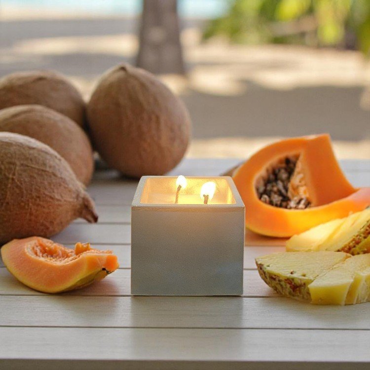 Tropical Persuasion 4 Oz Square Luxury Candle
