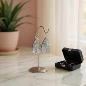 Ethereal Glow Teardrop Earrings