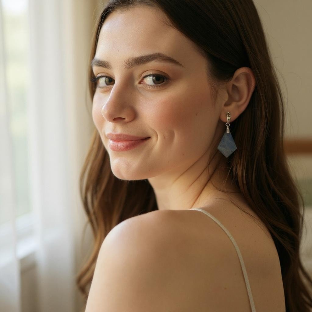 Indigo Horizon Diamond Earrings