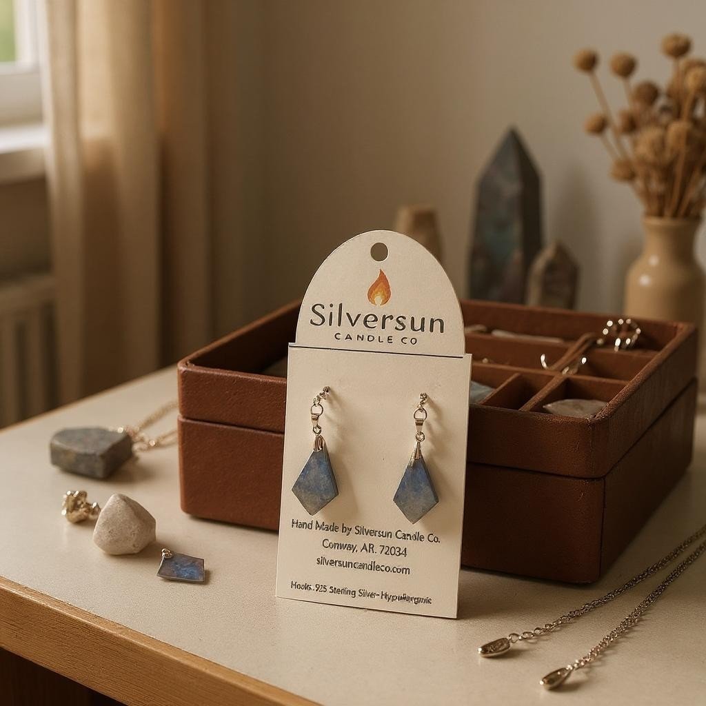 Indigo Horizon Diamond Earrings
